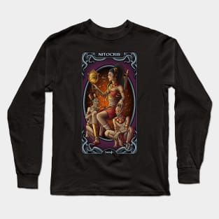 Lovecraft Tarot High Priestess Long Sleeve T-Shirt